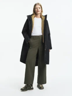 Parka MTD™ fishtail longue imperméable T-KIT™ - Noir