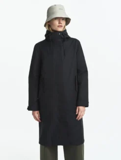 Parka MTD™ fishtail longue imperméable T-KIT™ - Noir