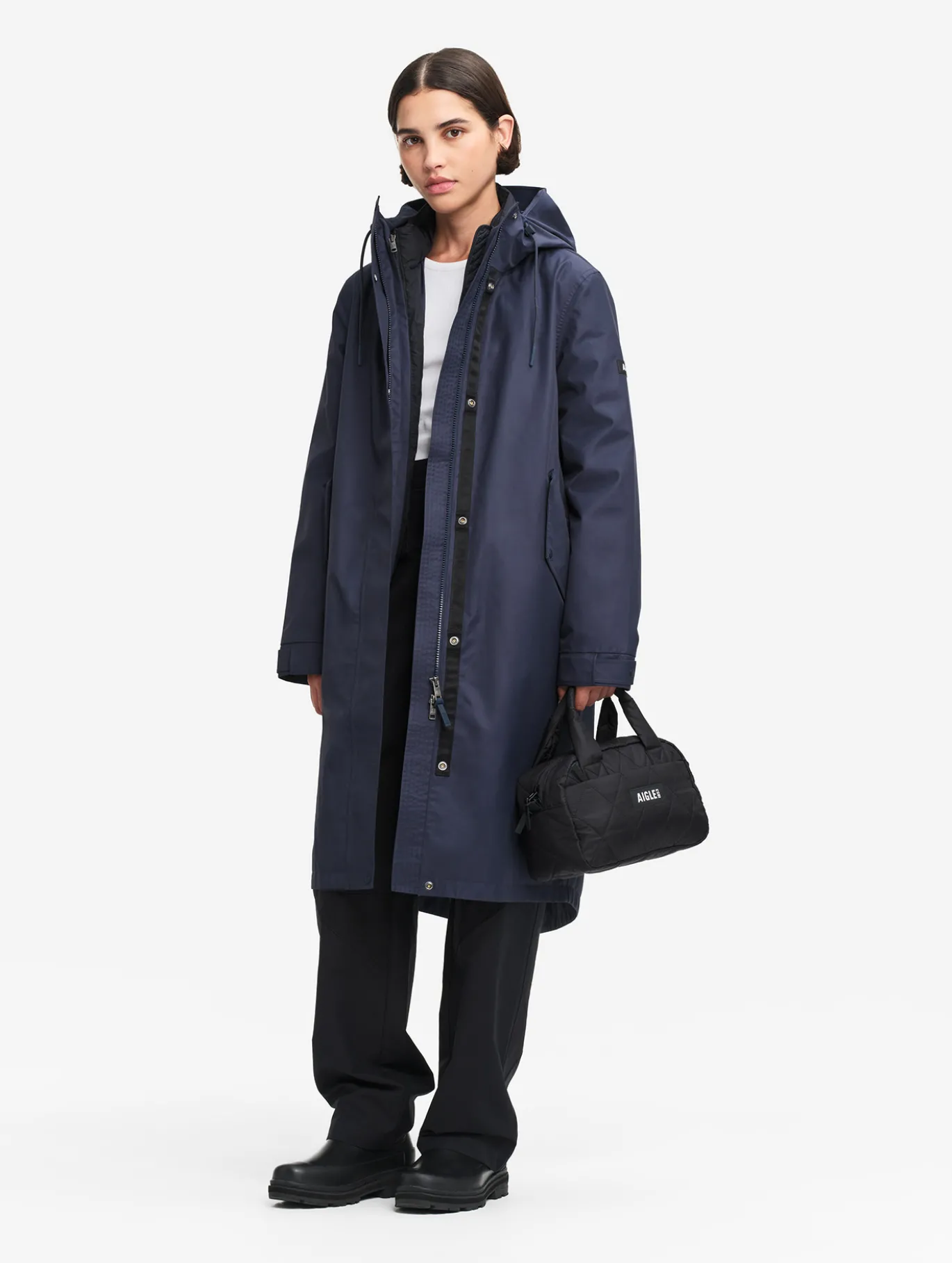 Parka MTD™ fishtail longue imperméable T-KIT™ - Bleu