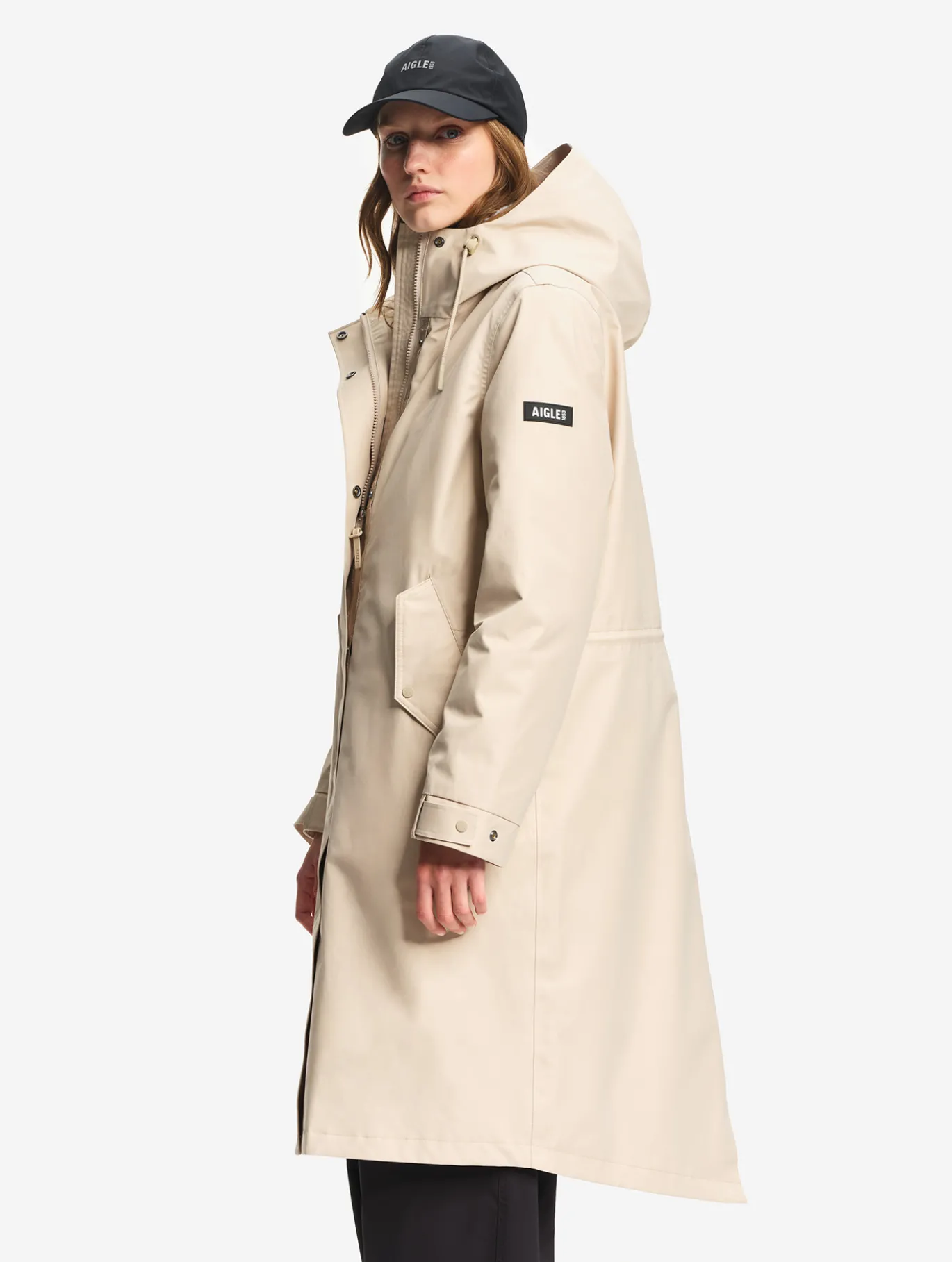 Parka MTD™ fishtail longue imperméable T-KIT™ - Gris