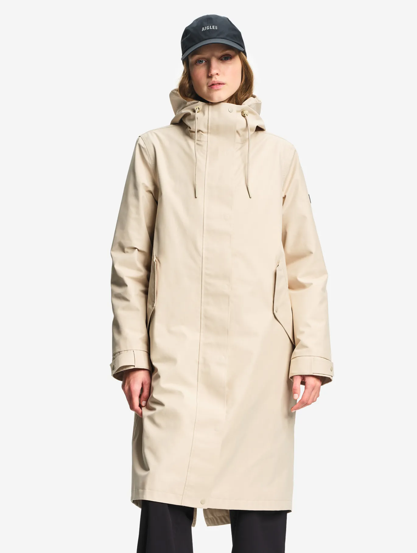 Parka MTD™ fishtail longue imperméable T-KIT™ - Gris