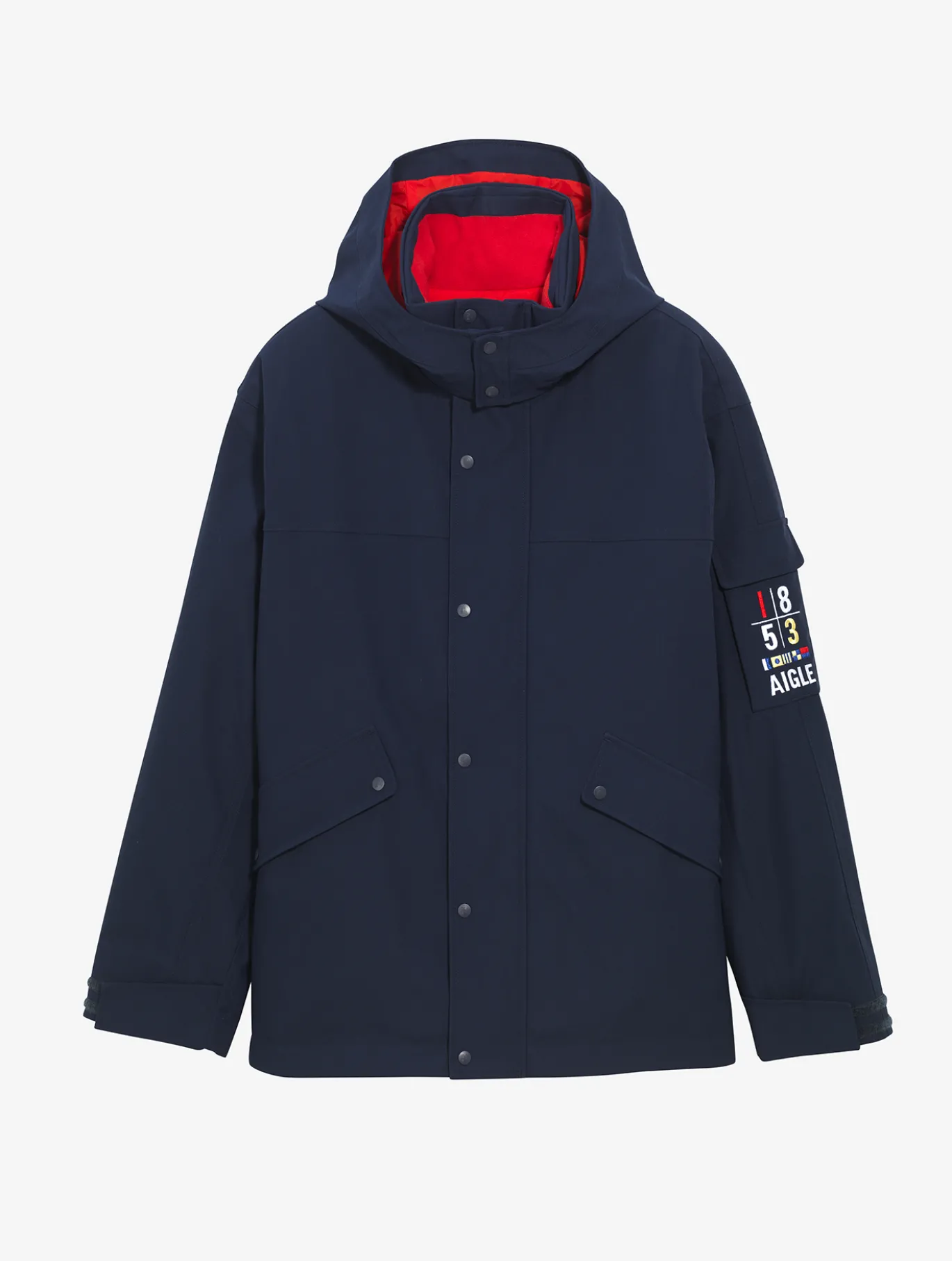 Parka MTD™ mi-longue Aigle COPELAND imperméable et chaude - Bleu