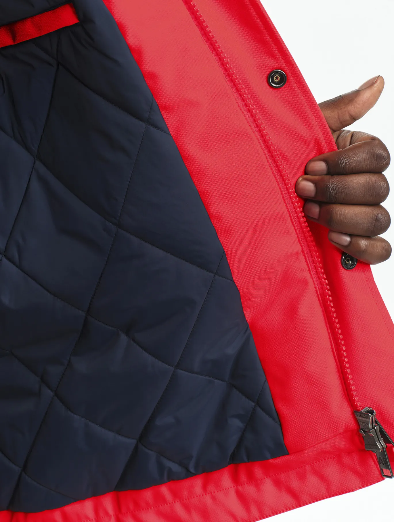 Parka MTD™ mi-longue Aigle COPELAND imperméable et chaude - Rouge