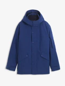 Parka MTD™ mi-longue Aigle COPELAND imperméable et chaude - Bleu