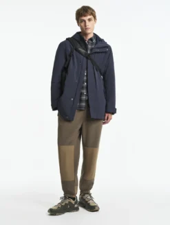 Parka MTD™ mi-longue avec capuche - Bleu