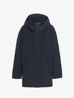 Parka MTD™ mi-longue avec capuche - Bleu
