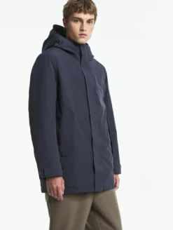 Parka MTD™ mi-longue avec capuche - Bleu