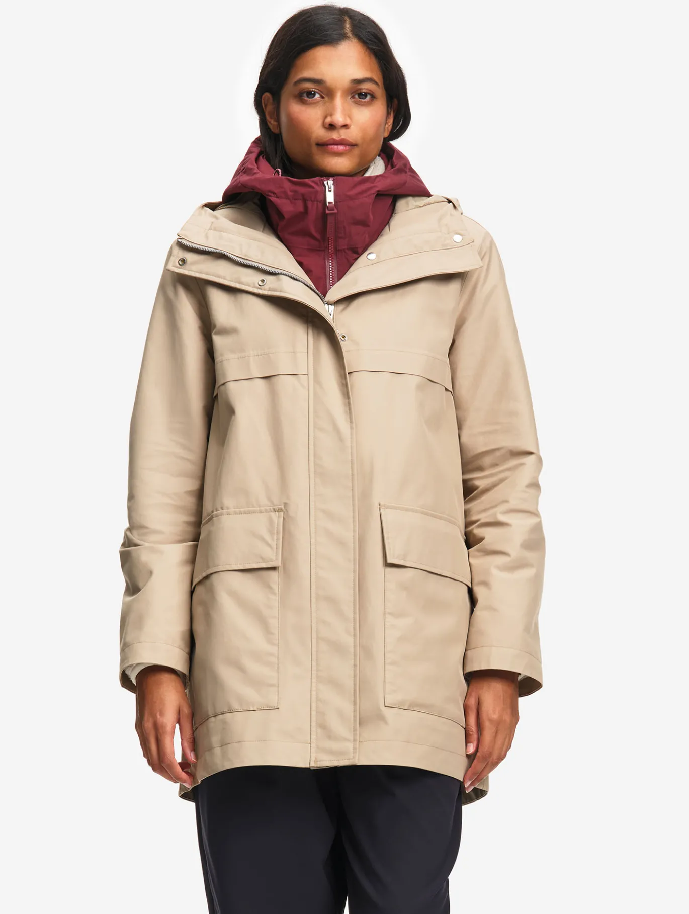 Parka MTD™ mi-longue T-KIT™ - Beige