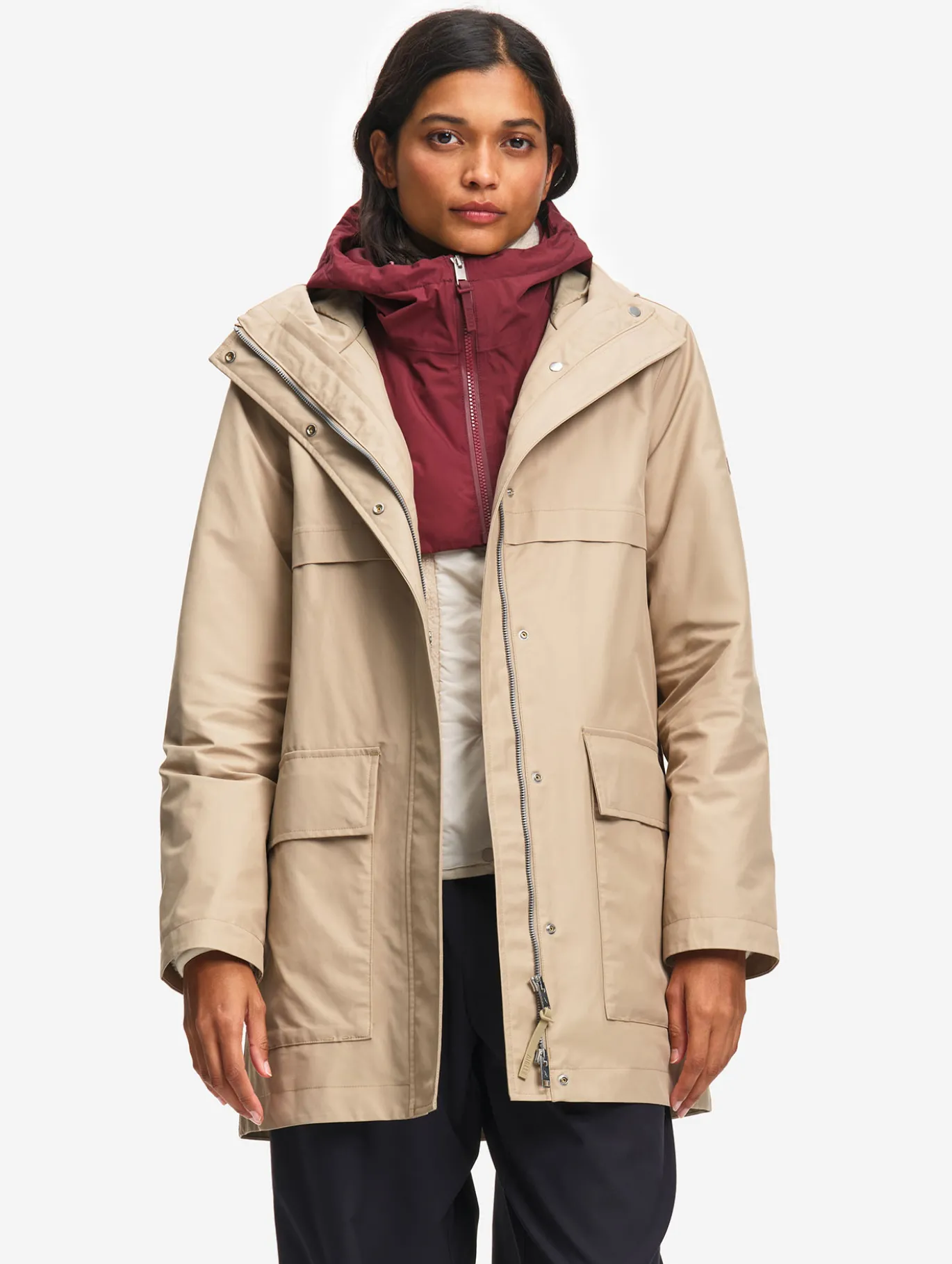 Parka MTD™ mi-longue T-KIT™ - Beige