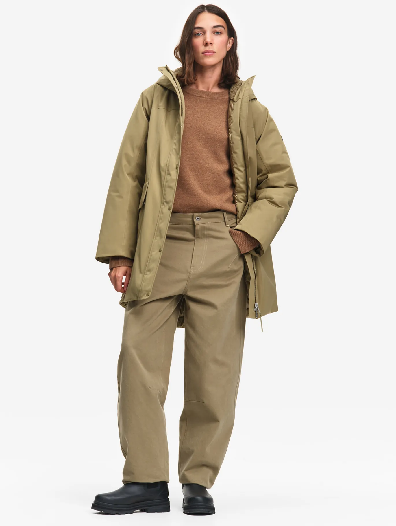 Parka MTD™ & Repreve® matelassée mi-longue à capuche - Vert