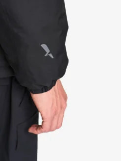 Parka Rainpack™ Warm 70 matelassée : coupe-vent mixte court imperméable MTD™ et pliable - Noir