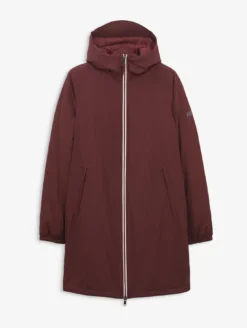Parka Rainpack™ Warm 90 matelassée : coupe-vent mixte long imperméable MTD™ et pliable - Bordeaux