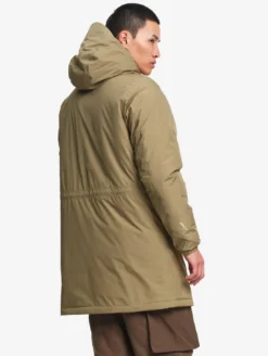 Parka Rainpack™ Warm 90 matelassée : coupe-vent mixte long imperméable MTD™ et pliable - Vert