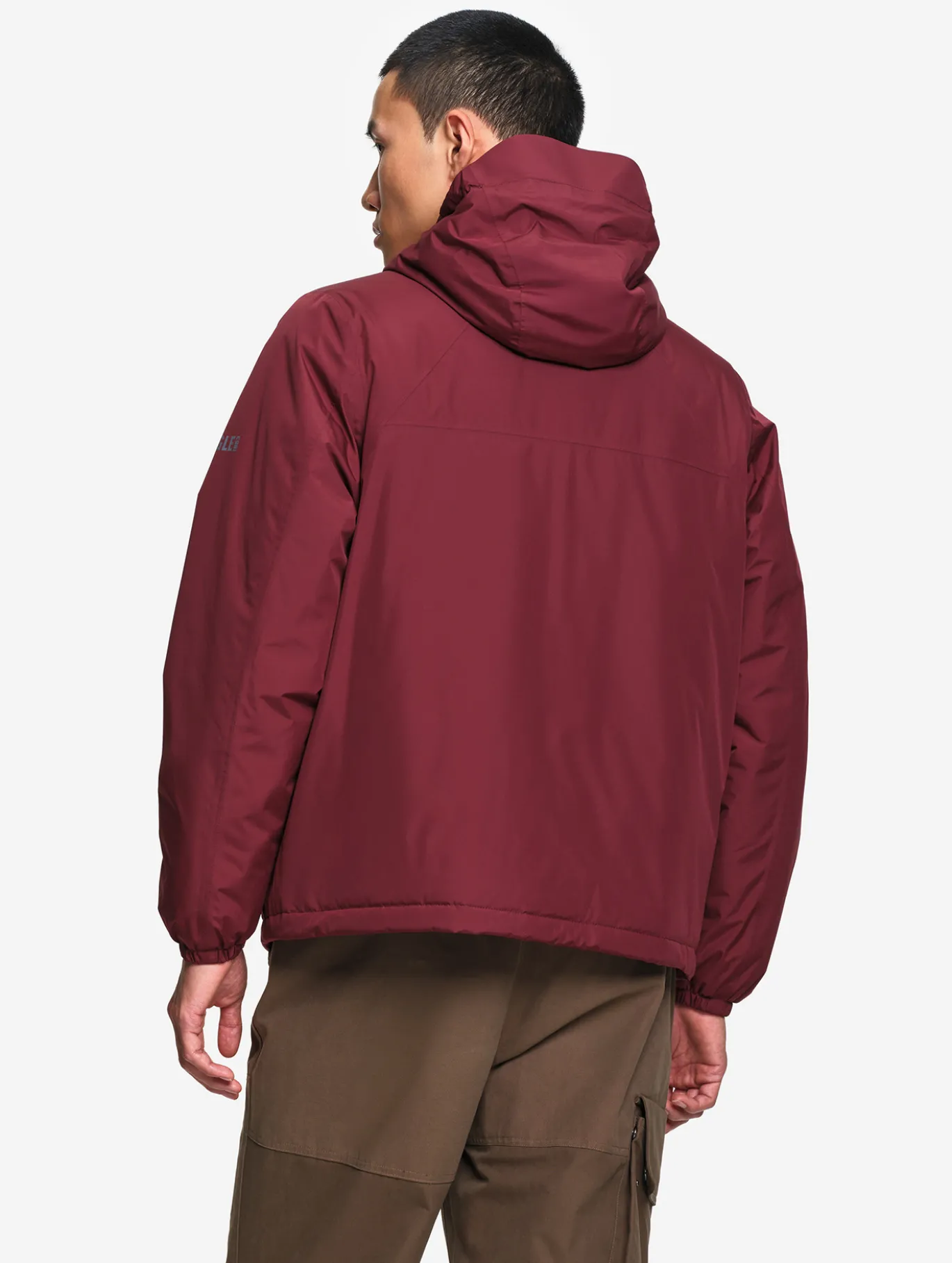 Parka Rainpack™ Warm 70 matelassée : coupe-vent mixte court imperméable MTD™ et pliable - Bordeaux