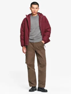 Parka Rainpack™ Warm 70 matelassée : coupe-vent mixte court imperméable MTD™ et pliable - Bordeaux