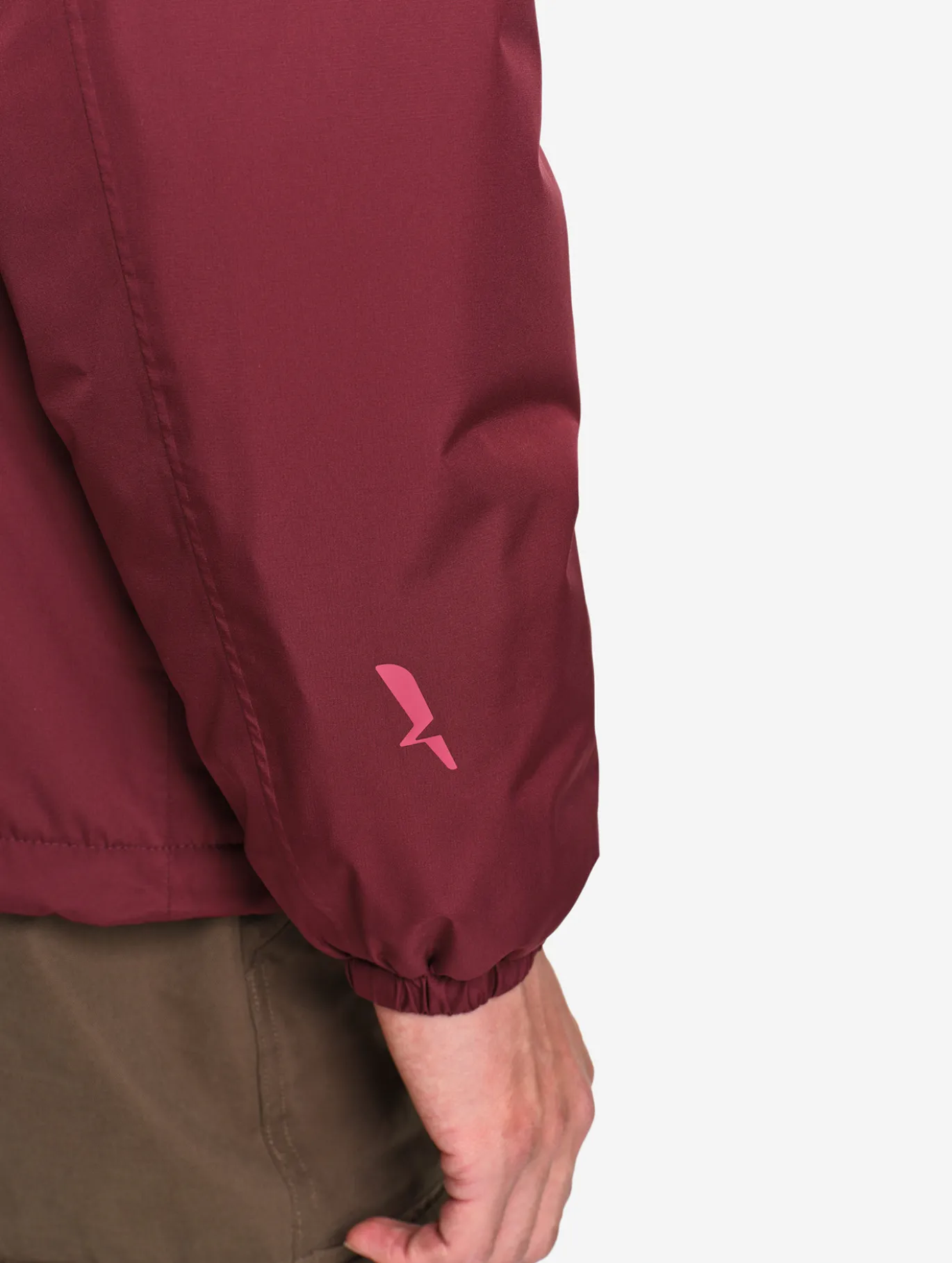 Parka Rainpack™ Warm 70 matelassée : coupe-vent mixte court imperméable MTD™ et pliable - Bordeaux