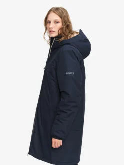 Parka Rainpack™ Warm 90+ sherpa : coupe-vent mixte long imperméable MTD™ et pliable - Bleu