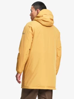 Parka Rainpack™ Warm 90+ sherpa : coupe-vent mixte long imperméable MTD™ et pliable - Jaune