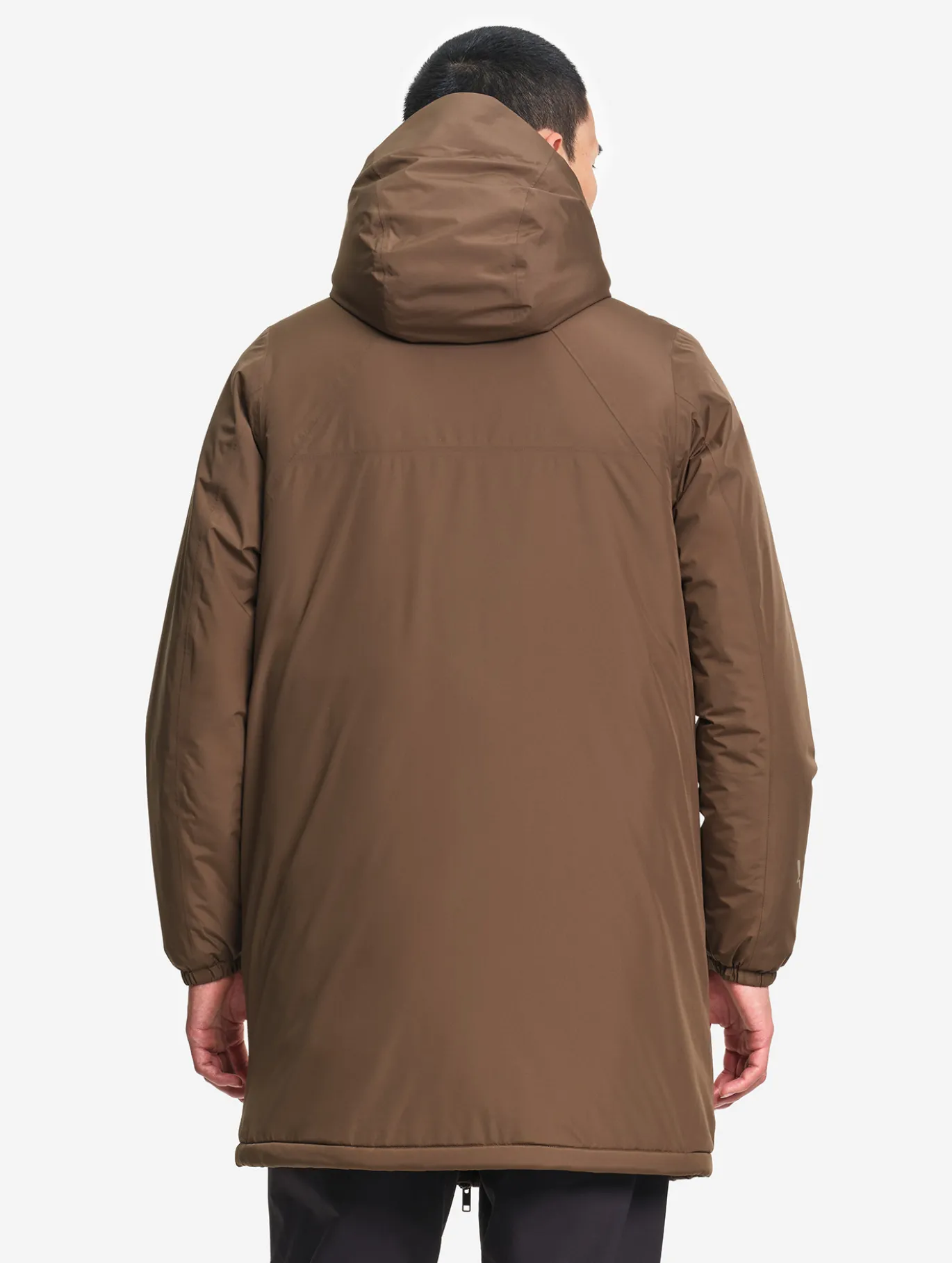 Parka Rainpack™ Warm 90+ sherpa : coupe-vent mixte long imperméable MTD™ et pliable - Marron