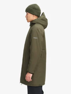 Parka Rainpack™ Warm 90+ sherpa : coupe-vent mixte long imperméable MTD™ et pliable - Kaki