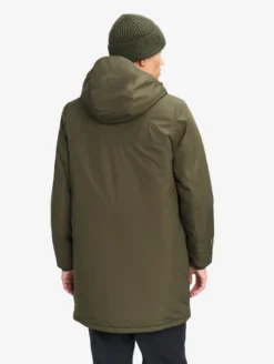 Parka Rainpack™ Warm 90+ sherpa : coupe-vent mixte long imperméable MTD™ et pliable - Kaki