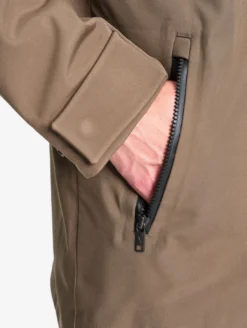 Parka Softshell de pluie longue - Marron
