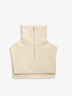 Plastron en laine mélangée - Beige