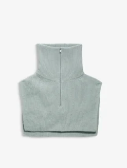 Plastron en laine mélangée - Bleu