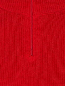 Plastron en laine mélangée - Rouge