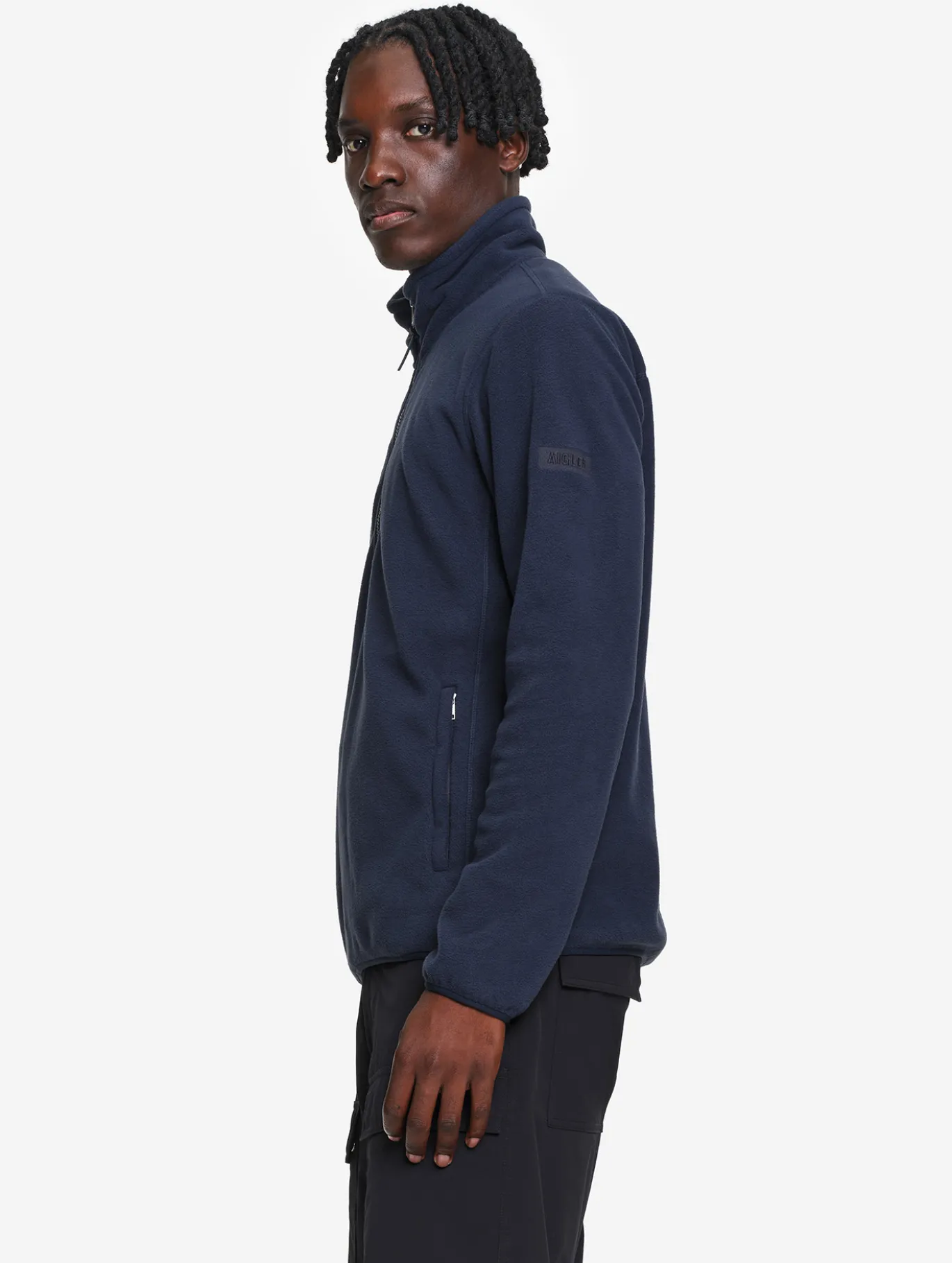 Polaire légère col zippé - Bleu