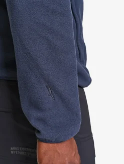 Polaire légère col zippé - Bleu