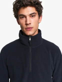 Polaire légère col zippé - Noir