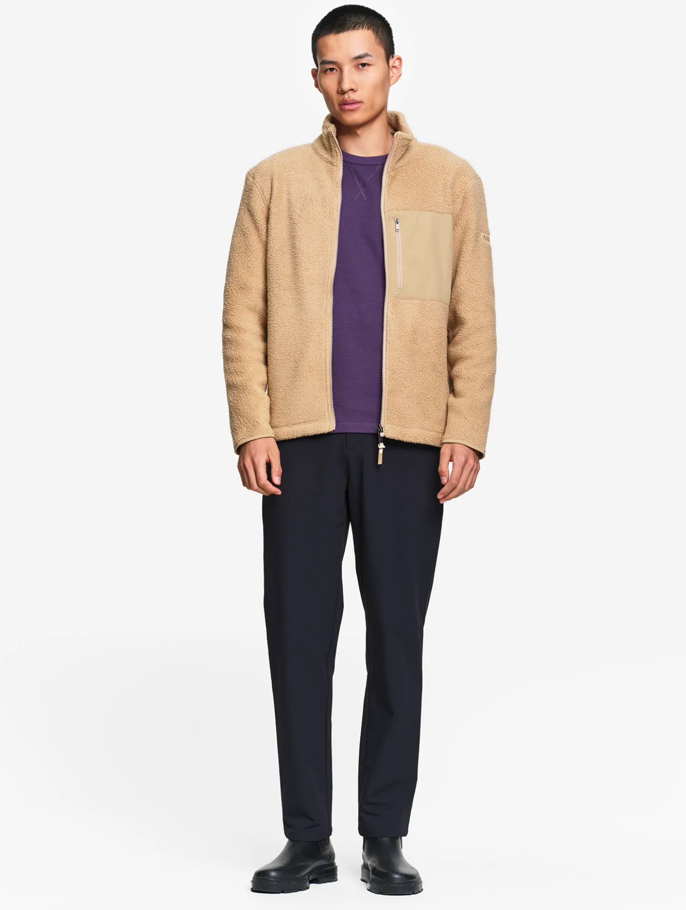 Polaire légère en sherpa T-KIT™ - Beige