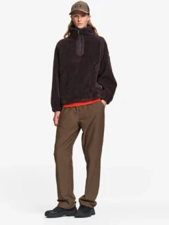 Polaire sherpa col camionneur - Marron