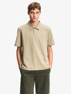 Polo Dry Fast™ TEXTILE® anti-UV avec logo sur la poitrine - Gris