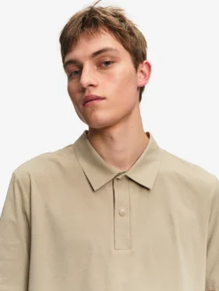 Polo Dry Fast™ TEXTILE® anti-UV avec logo sur la poitrine - Gris