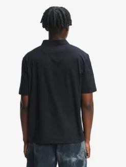 Polo Dry Fast™ TEXTILE® anti-UV avec logo sur la poitrine - Noir