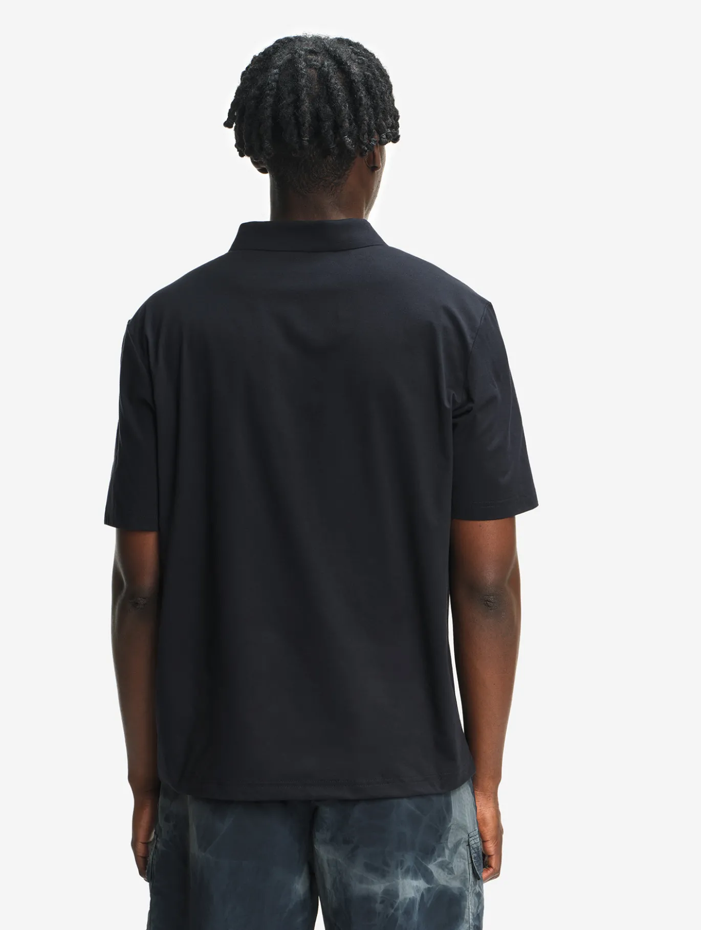 Polo Dry Fast™ TEXTILE® anti-UV avec logo sur la poitrine - Noir