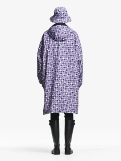 Poncho imprimé imperméable - Multicolore