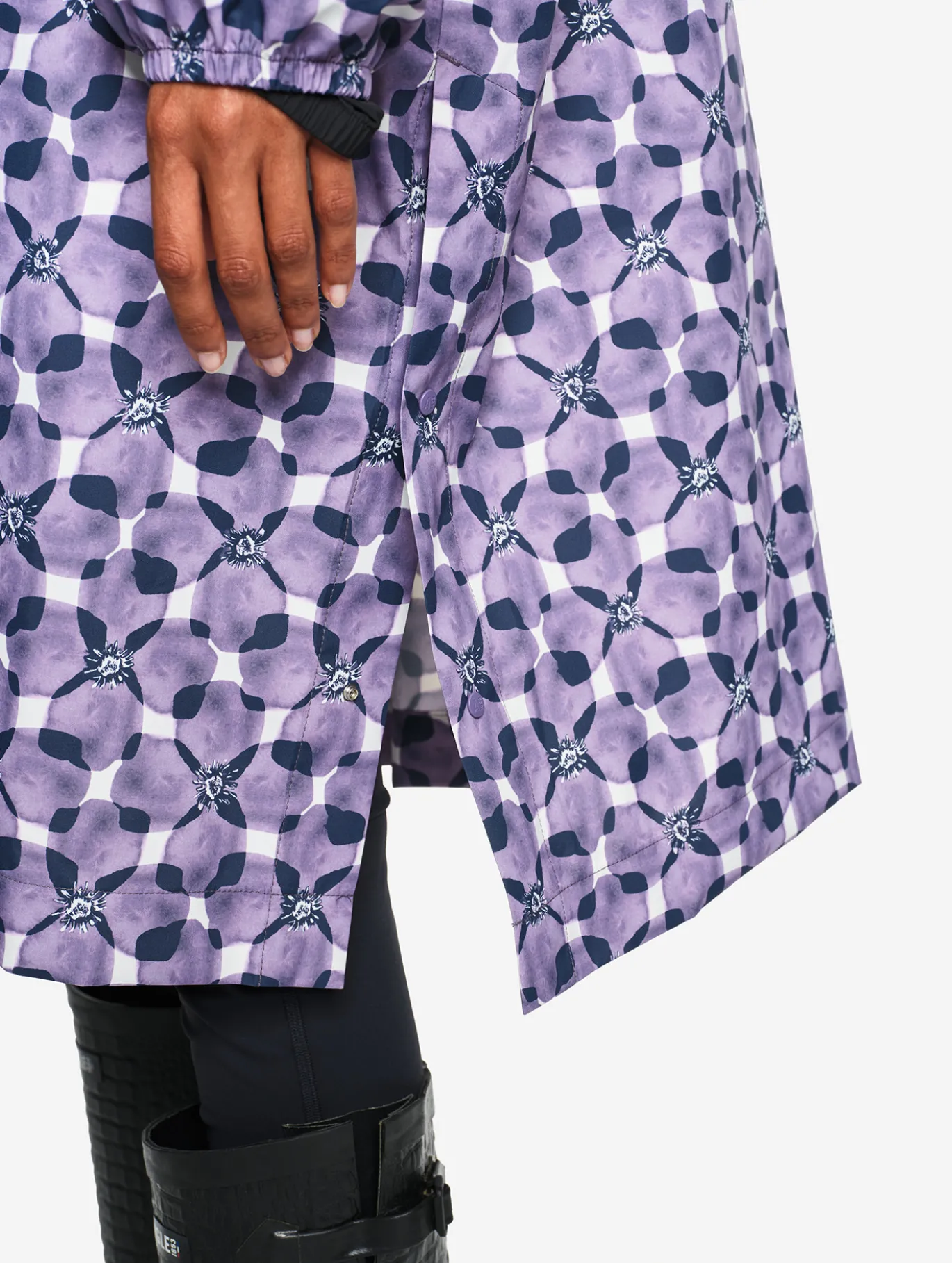 Poncho imprimé imperméable - Multicolore