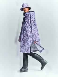 Poncho imprimé imperméable - Multicolore