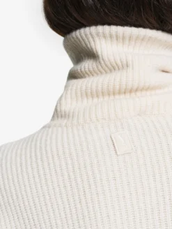 Pull camionneur en laine mérinos - Blanc