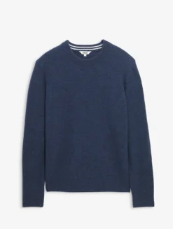 Pull col rond en laine mélangée - Gris