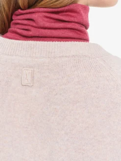 Pull col rond en laine mérinos - Gris