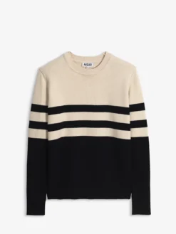 Pull marin en maille - Bleu