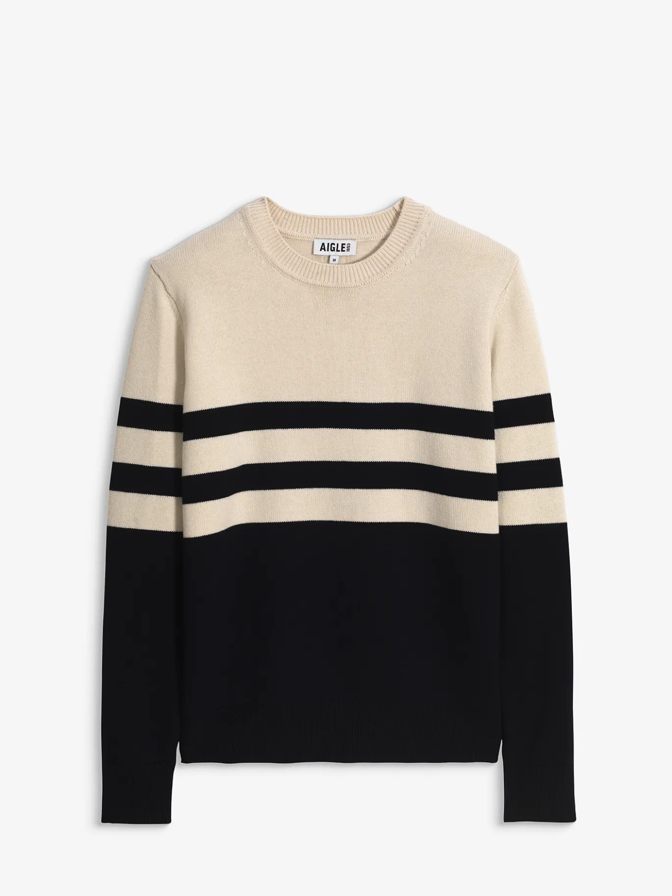 Pull marin en maille - Bleu