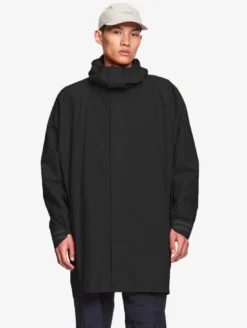 Rainpack™ Bike : Blouson mixte imperméable MTD™, long et compactable - Noir