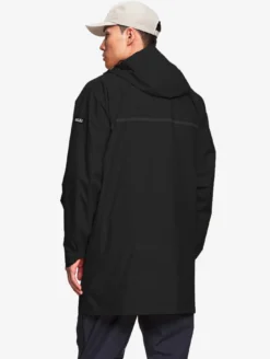 Rainpack™ Bike : Blouson mixte imperméable MTD™, long et compactable - Noir