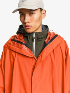 Rainpack™ Bike : Blouson mixte imperméable MTD™, long et compactable - Rouge