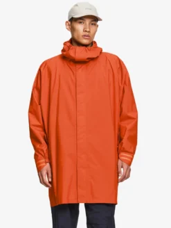Rainpack™ Bike : Blouson mixte imperméable MTD™, long et compactable - Rouge